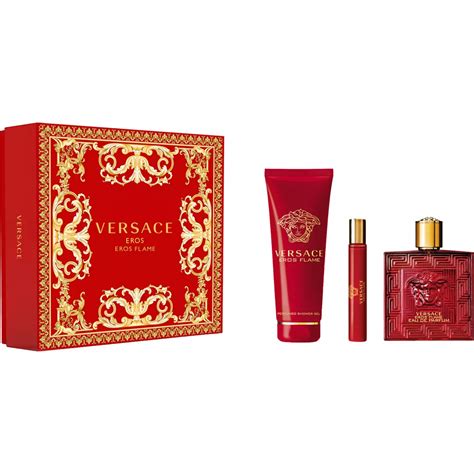 rose versace|versace eros flame gift box.